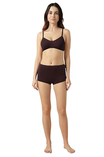 Van Heusen Women’s Cotton Wireless Non-Padded Shaper Bra – Full Coverage, Anti-Bacterial, Moulded Cups